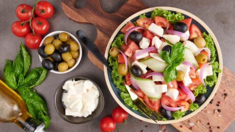 classic-greek-salad-fresh-vegetables-cucumber-tomato-sweet-pepper-lettuce-red-onion-feta-cheese-olives-with-olive-oil-healthy-food-top-view (1)-min